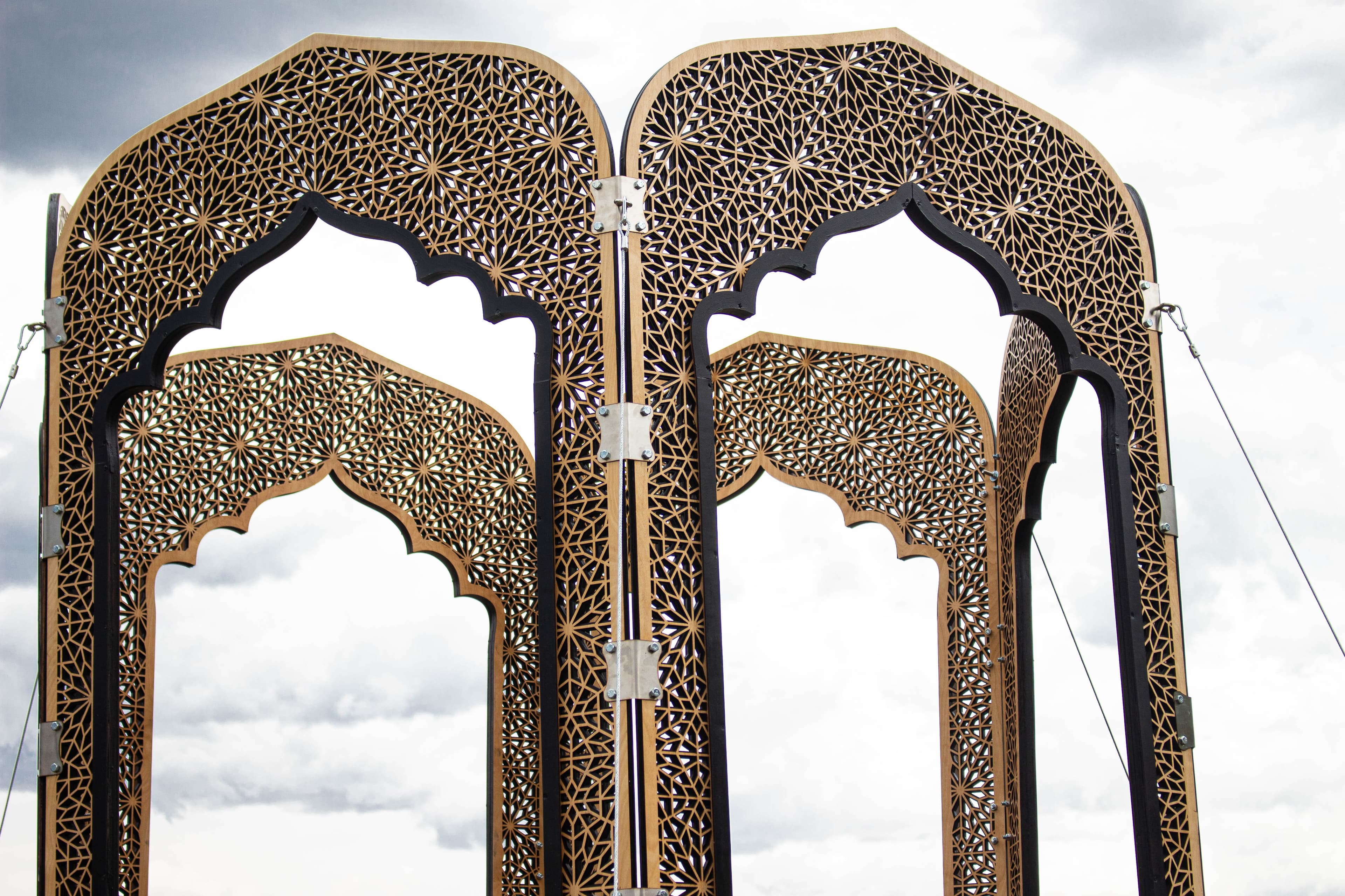 Archways of the Ancients — illuminated festival archway