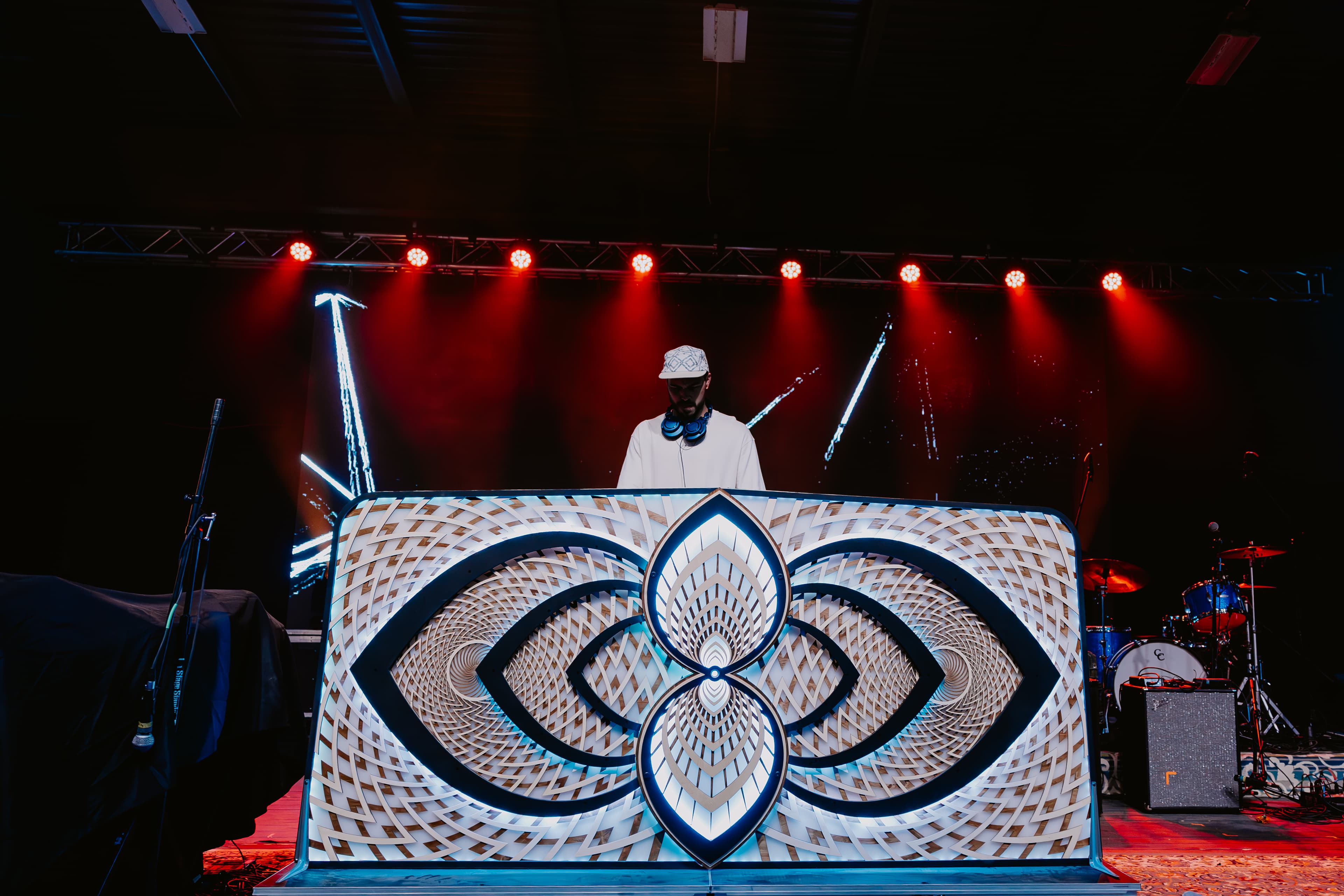 Cosmosis stage facade detail