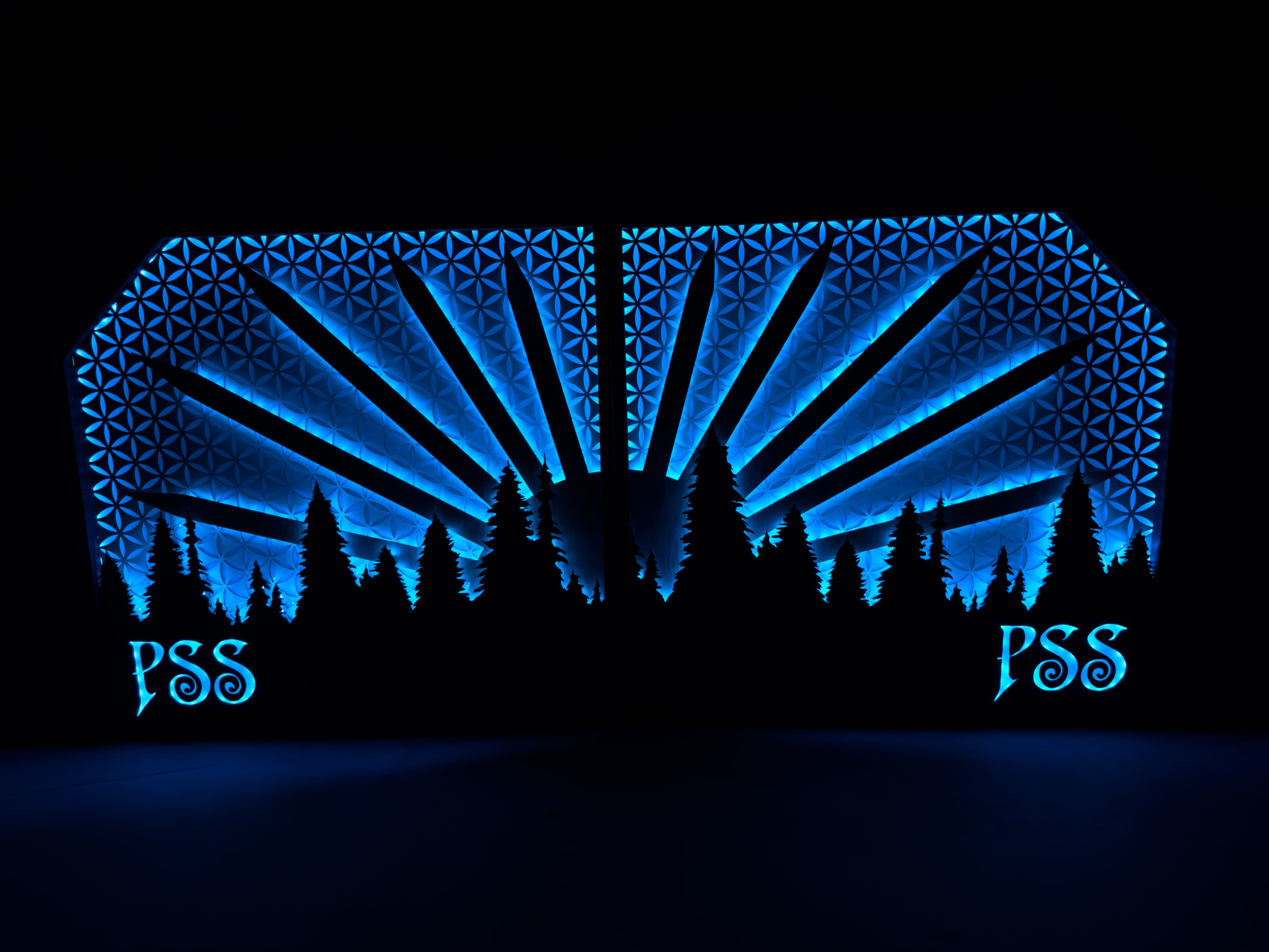 Custom stage facade alternate angle