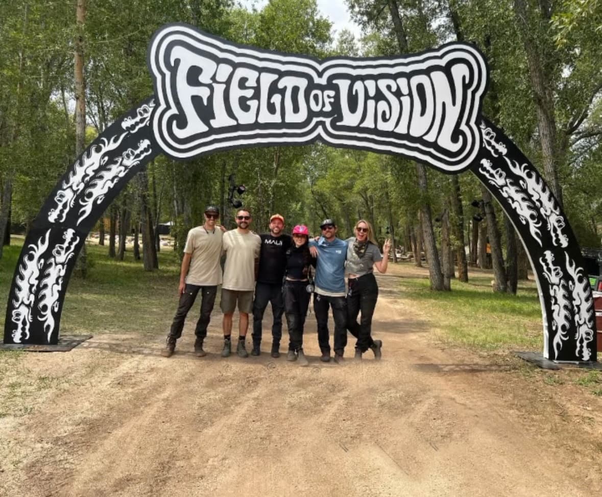 Meadow Creek arch sign — King Gizzard main stage