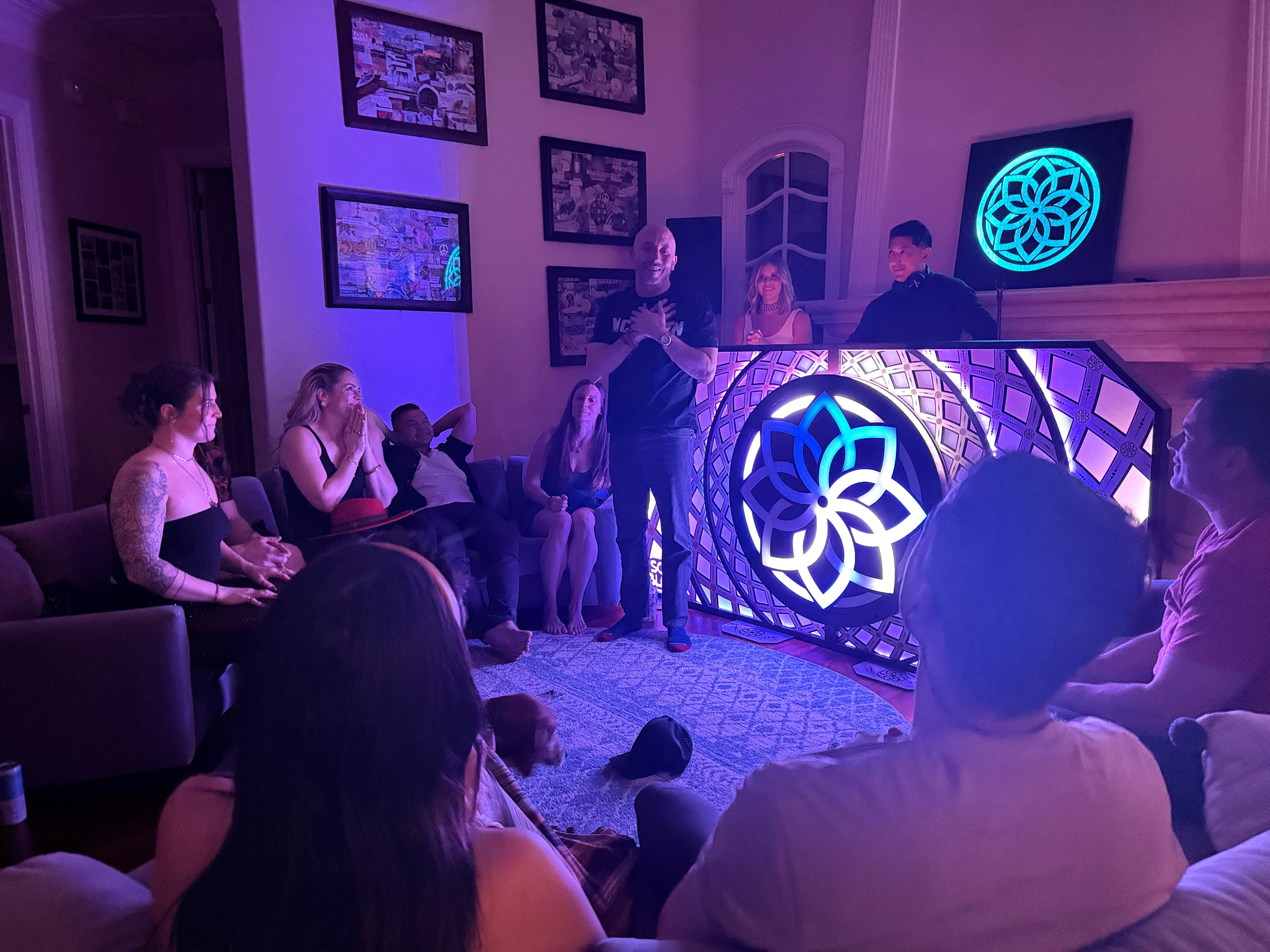 Sonic Bloom DJ booth — alternate view