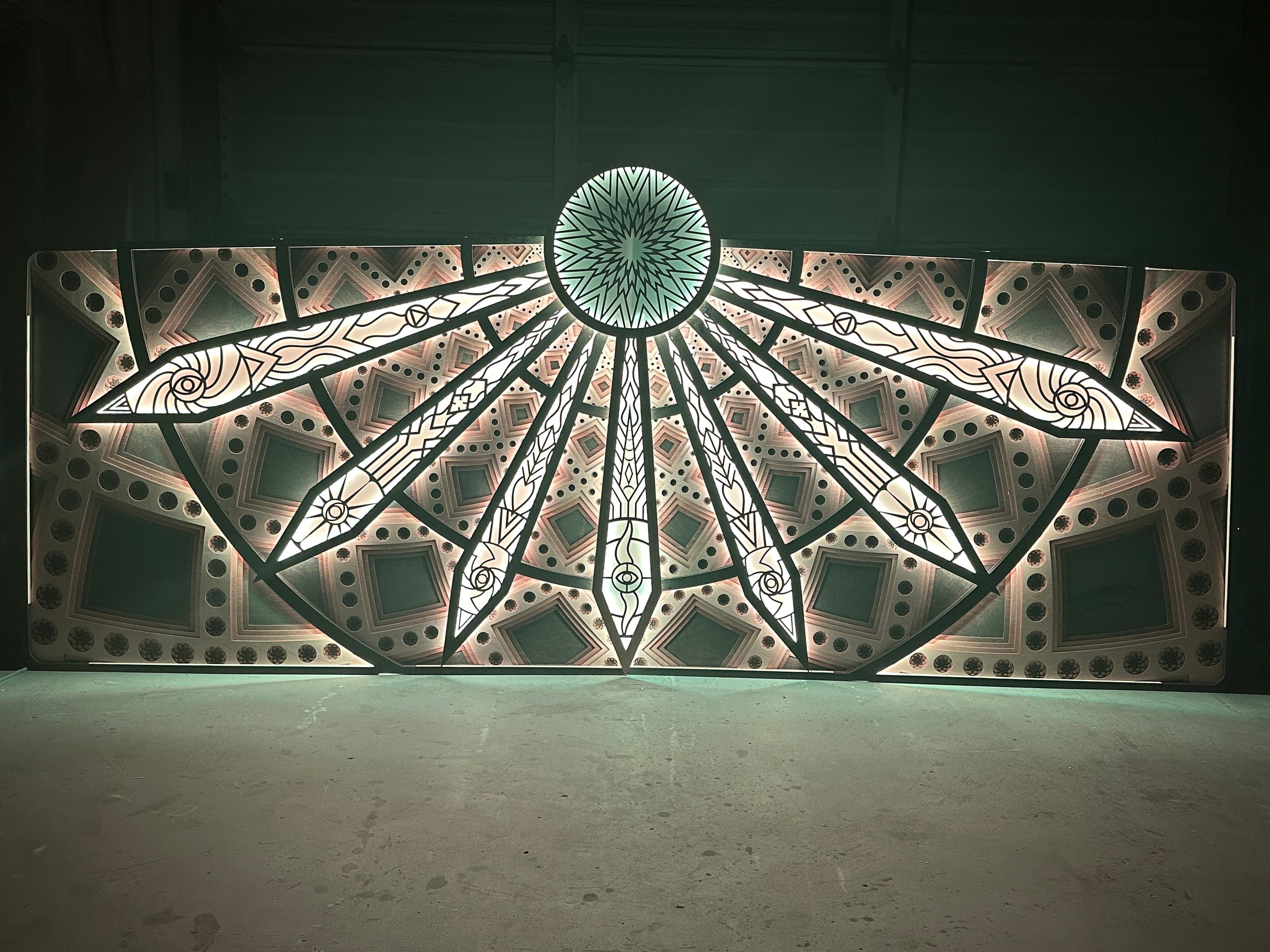 Sunshine facade — stage view